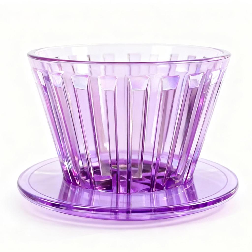 Meteor Shower Pour-Over Coffee Drip Filter Cup - Flat Bottom Household Coffee Brewing Utensil