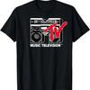 T-shirt Grafica T-shirt Boombox Rosso Logo MTV