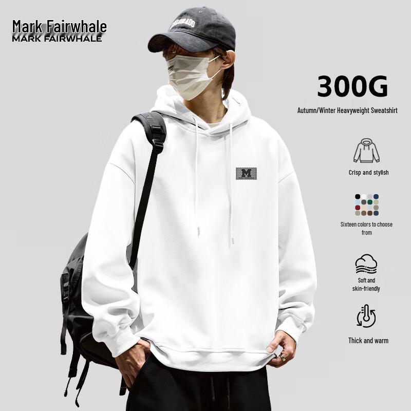 Mark Fairwhale Herren Schweres Kapuzensweatshirt