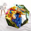 1 Auto Open Winnie the Pooh, Tigger Themed Colorful 8-rib Portable Umbrella for Men and Women, A Compact Commuting Companion Suitable for Da