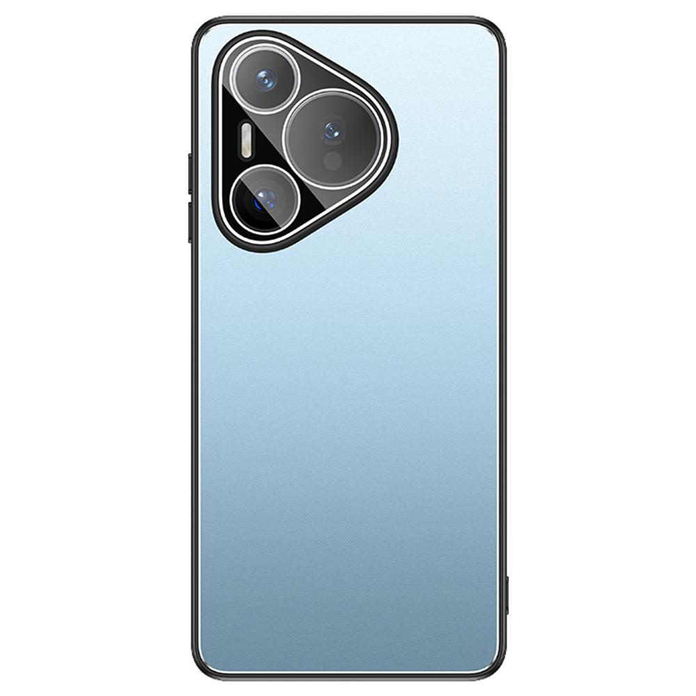 

Чехол для Huawei Pura 70, матовая задняя крышка из ПК+ТПУ, чехол для телефона с защитной пленкой для объектива Blue