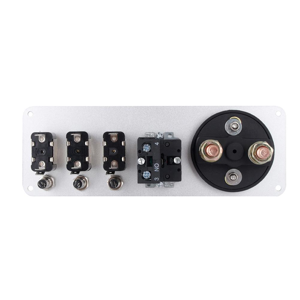 5 In 1 DC 12V Flip Up Ignition Toggle Switch Panel Car Engine Start Push Button with Led