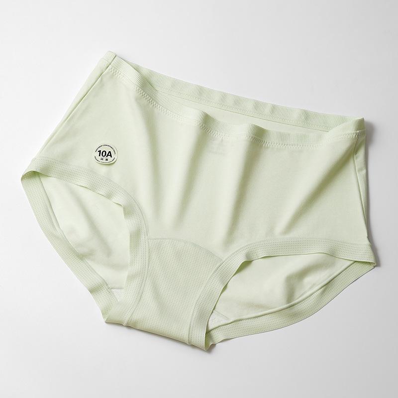 Женские Осенние и Зимние Утепленные Теплые Антибактериальные Хлопковые 10A Антибактериальные Удлиненные Трусы M