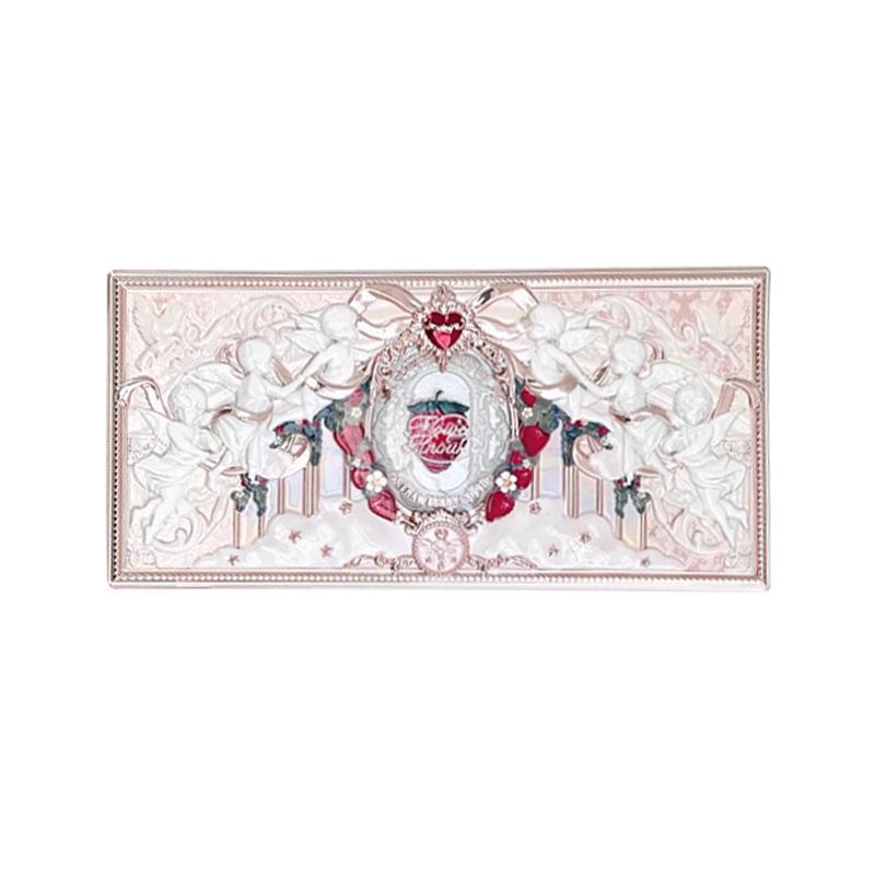 Flower Knows Strawberry Kewpie Paletka očních stínů, tvářenky, rozjasňovače a konturovacího pudru