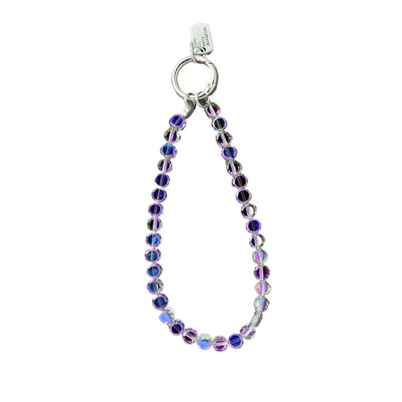 Electroplated Crystal Beaded Phone Lanyard - Luxury Versatile Case & Keychain Pendant Accessory