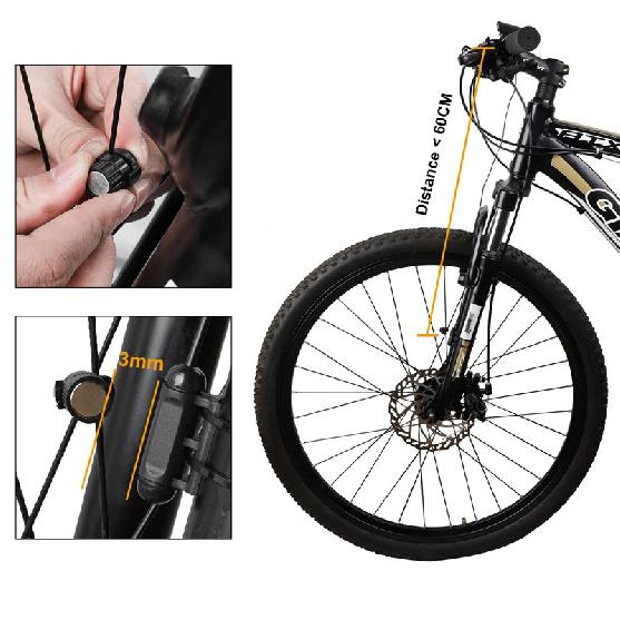 WEST BIKING Bicycle Wireless Computer MTB Road Bike Odometer Waterproof With Backlight Cycling Speedometer LED Rate Stopwatch