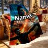 Custom Name Personalized Avatar Print Blanket, Home Decor, Bedroom, Sofa, Camping, Couch, Gifts for Birthday Christmas