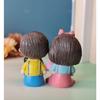 1 Set Hanging Legs Romantic Couple Showpiece | Cute Boy &Girl | Gift for Him/Her, Mother's Day, Home Décor, Living Room