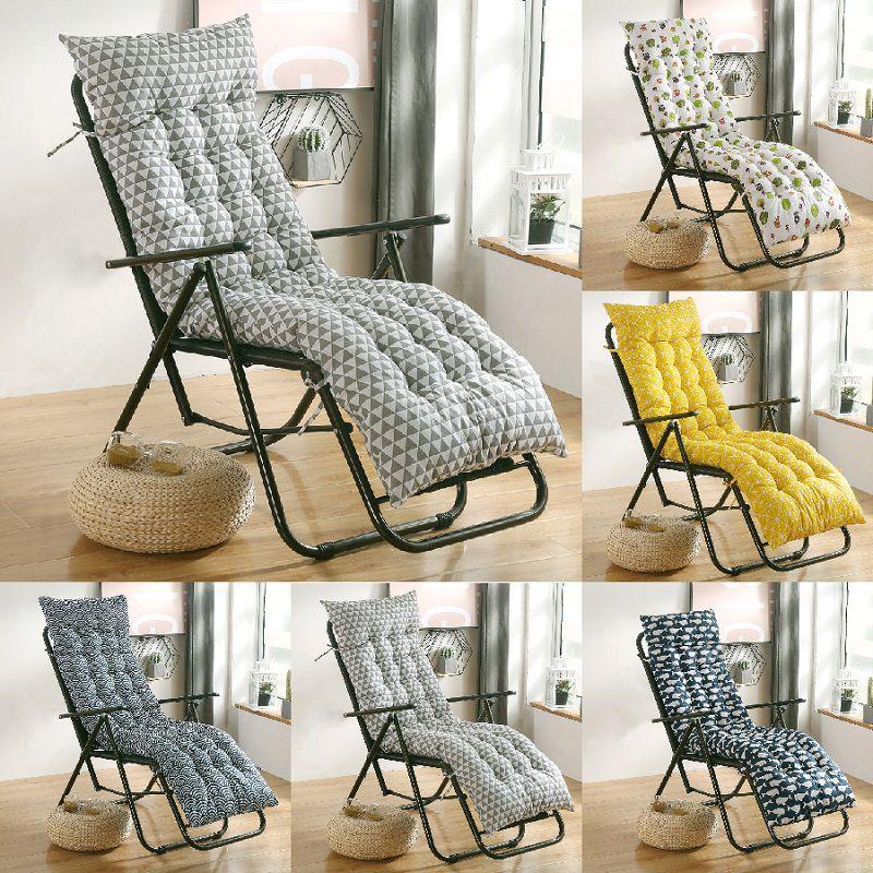 Nordischer Print Hohe Rückenlehne Stuhlkissen für Terrasse und Garten zum Entspannen Dicker und bequemer