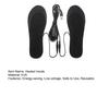 1 Pair Electric Heated Insoles Temperature Control Cuttable Reusable USB Heating Insoles Foot Warmer for Adults