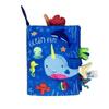 Hot Sale 0-36Month Baby Early Learning Educate Toy Tail Cloth Book Parent-child Interactive Sound Paper Puzzle Cloth Book Rattle