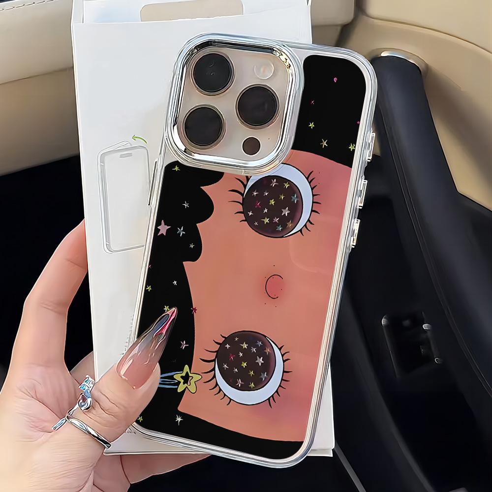 Cute Big Eyes Girl Phone Case for Vivo Y400 Y39 Y29 Y04 Y38 Y28 Y19S Y03 Y78 Y36 Y17S Y100 Y75 Y22S Y02 4G 5G Clear Soft Cover