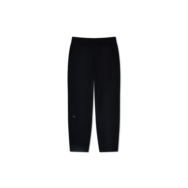 Kappa Gara Series Lightweight Solid Color Versatile Cool Feeling Sports Long Pants Men Bottoms Black K0E32AK44