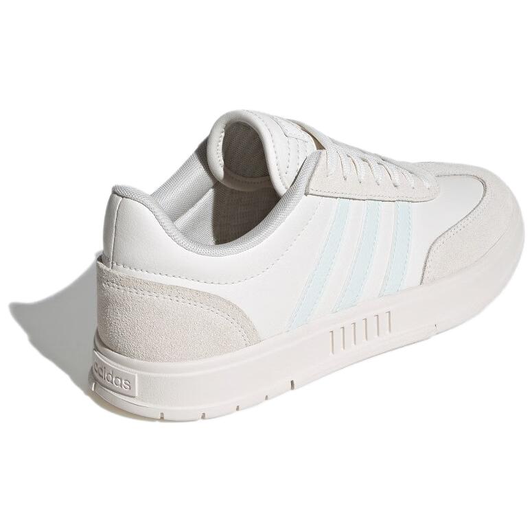 Adidas Gradas Casual Lightweight Comfortable Slip Resistant Durable Low Top Skate Shoes Women Sneakers White Gray IF7082