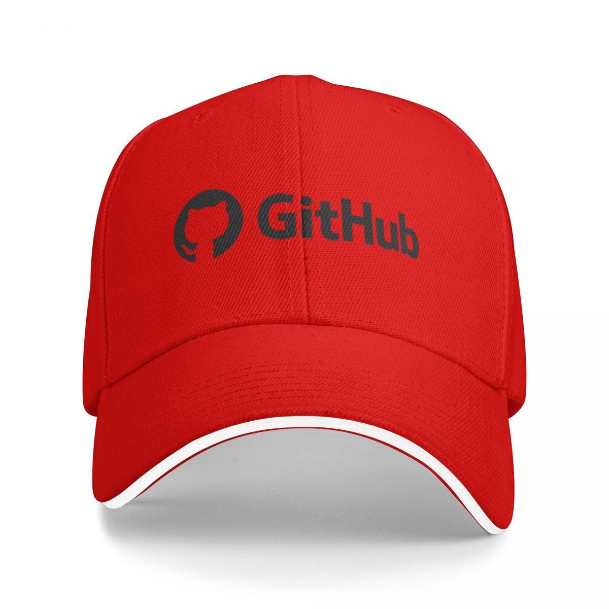 

Унисекс Бейсболки Логотип GitHub Уличная одежда для улицы Летние Спортивные Бейсболки Кепка в стиле Hip Hop Кепки One Size