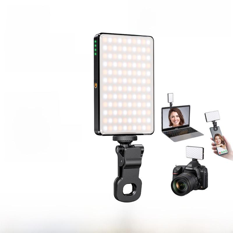 

Portable Dual-Color LED Fill Light for Mobile Photography & Live Streaming