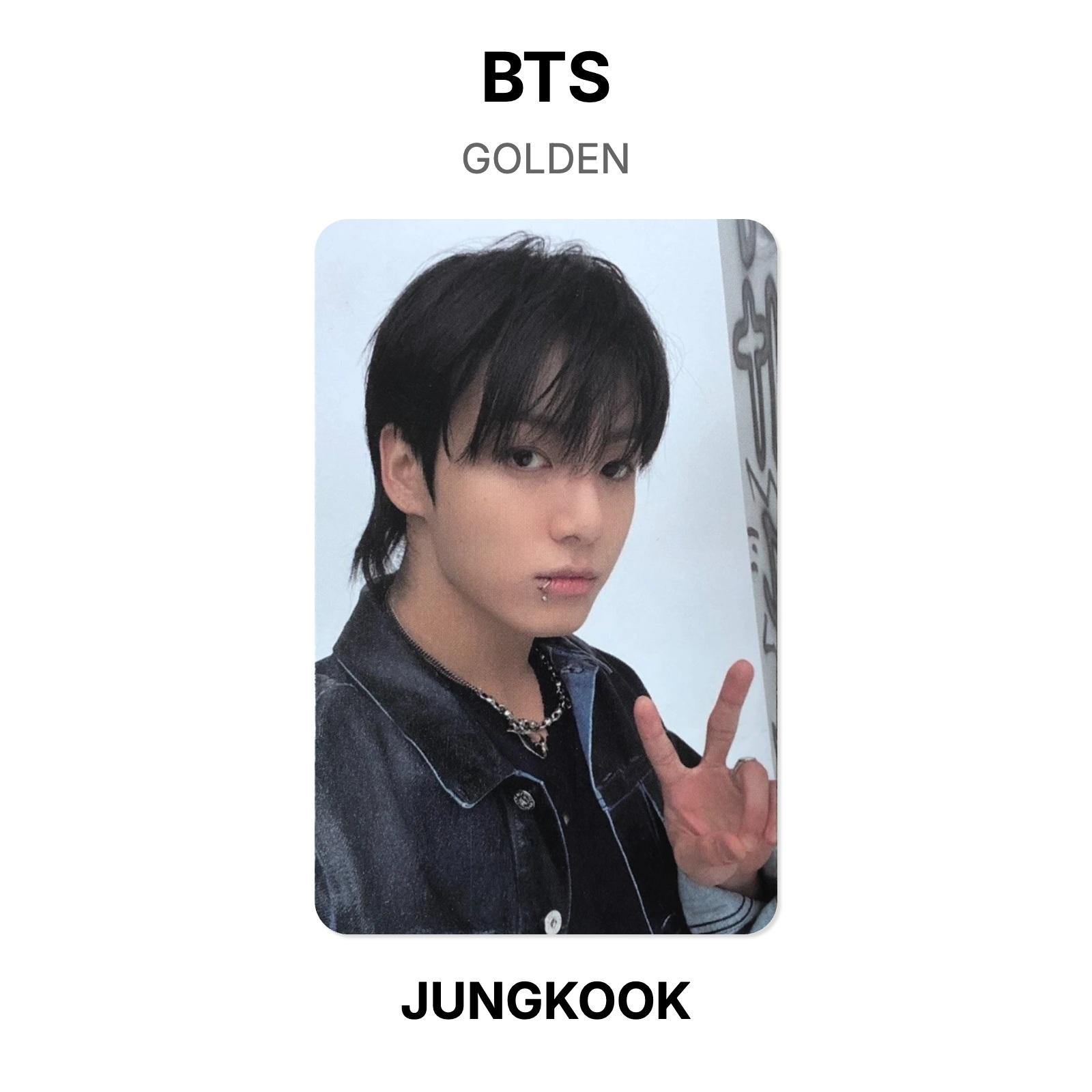 BTS GOLDEN Official Photocard JUNGKOOK