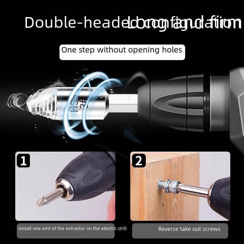 Instrument de extragere și îndepărtare a șuruburilor cu cap dublu