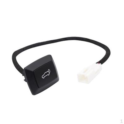 Interruptor de botón de apertura y liberación del portón trasero ABS de 12 V CC para coche universal
