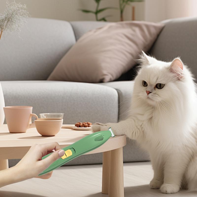 Dog Paw Trimmer For Grooming Dog Paw Pad Trimmer Cordless Shaver Brush Low-Noise Rechargeable Ergonomic For Precise Grooming