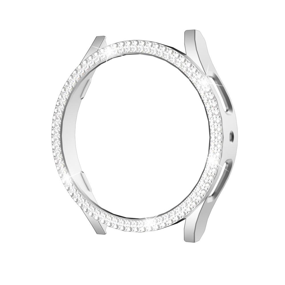 Diamond-Studded Hollow PC Protective Case for Samsung Galaxy Watch7/6/5FE (40/44mm)