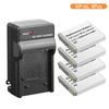 1800mAh NB-6L NB6LH NB-6LH Camera Battery with Dual Slot Charger For Canon PowerShot D30 D10 S120 S90 SX700HS IXUS210 SD35001S