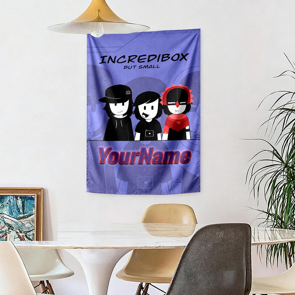 Incredibox Custom Your Name Wall Decor Tapestry Art For Pet Memorial Birthdaywedding Party Backdrop Family Gift