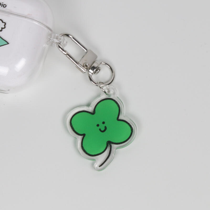Four-leaf Clover Keychain Lucky Key Holder Birthday Gift Birthday Present