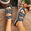 Fashion Fashion New Sexy Leopard Print Casual Flat Slippers Summer Round Toe  Non-slip Beach Slippers for Women