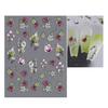 Flower Nail Art Sticker Self-adhesive DIY Home Salon Summer Floral Plants Ladybird 5D Embossed Women Fake Nail Decoration Decal