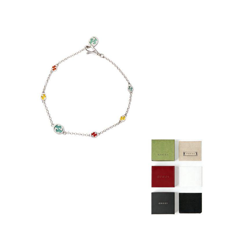 Gucci Interlocking G Enamel Bracelet 728951-J89B4-8519