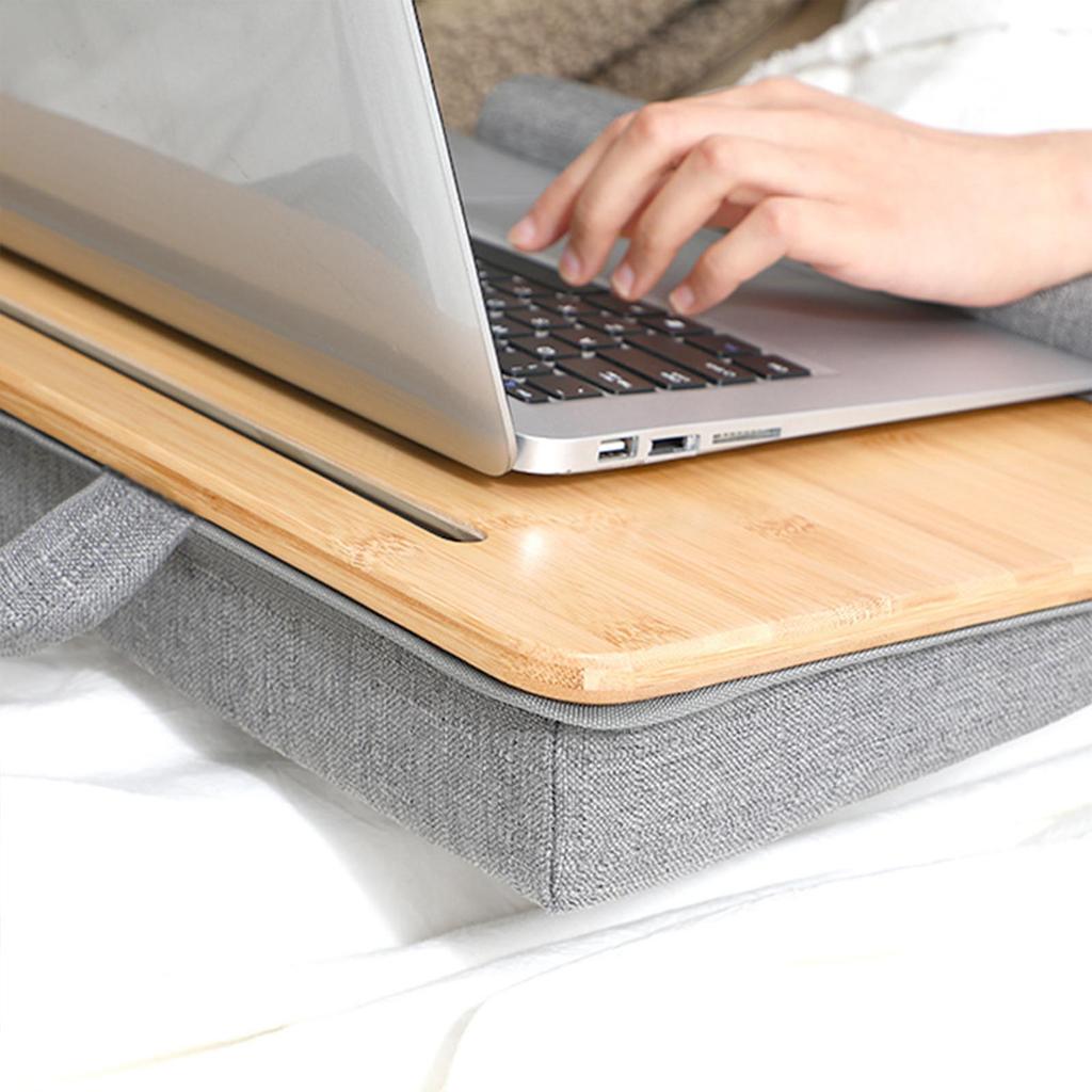 Lap Desk Ergonomic Office Accessories With Wrist Rest Laptop Desk For Bed For Sofa Couch Car Work Table Office Bedroom Home