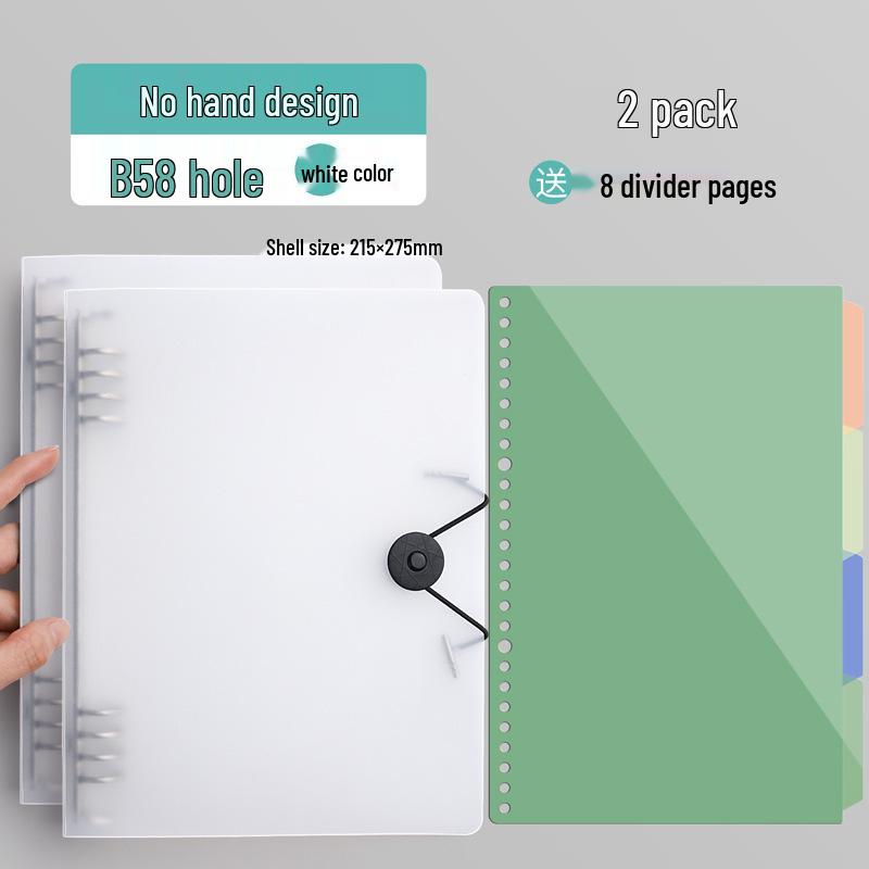 16mo Loose-leaf Composition Book, 400 Squares, 300 Words, Thickened Paper for Primary & Junior High Students