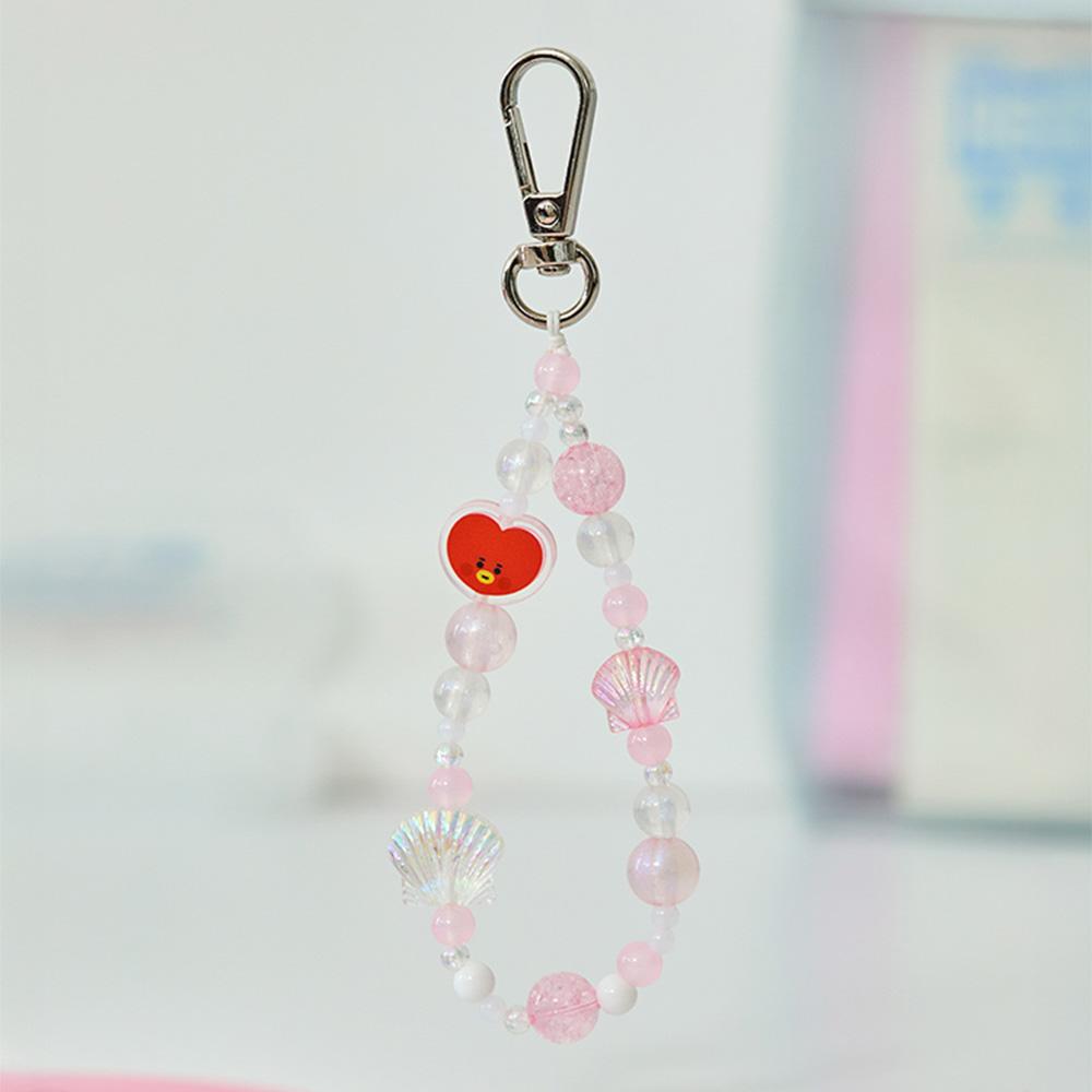 BT21 TATA Baby Pearl Bead Keychain
