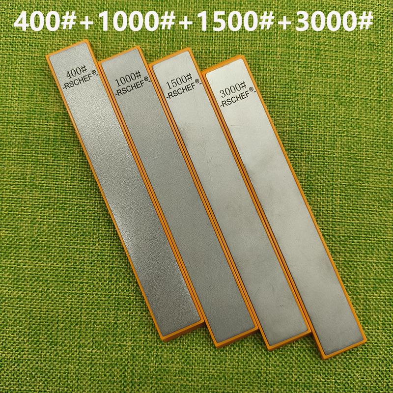 New Orange Base Diamond Whetstone for Knife Sharpener Sharpening Stone Diamond Whetstone Honing Stones Oil Stone SET