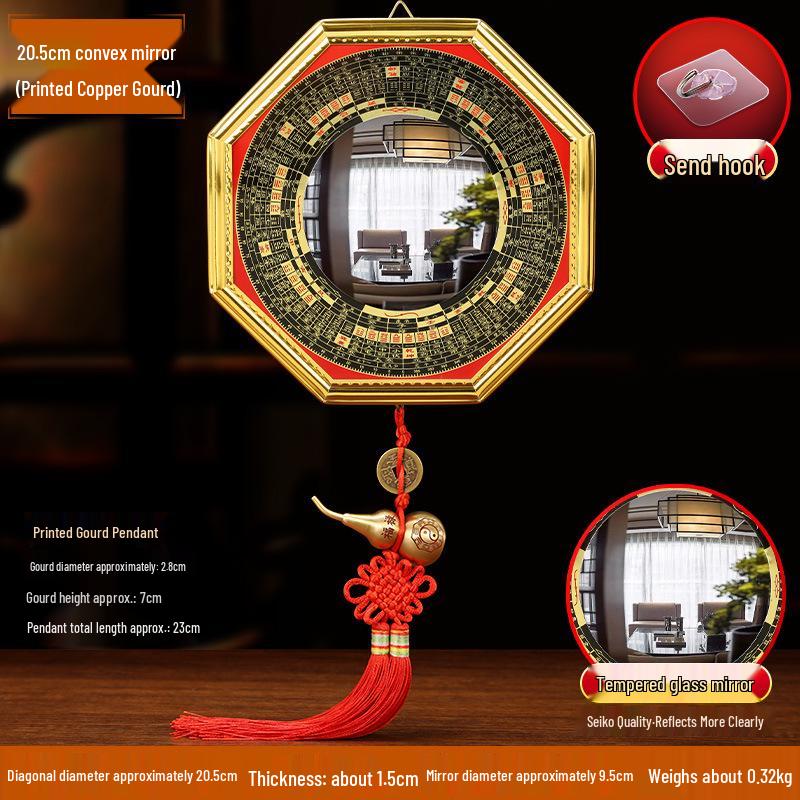 Wypukłe lustro Bagua Tai Chi do dekoracji domu i sklepu