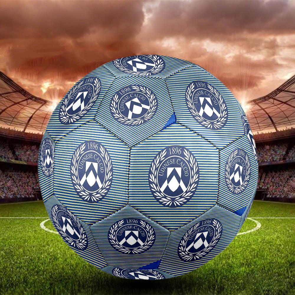 1pc Udinese CalcioIndoor Soccer Ball Colorful All Ages Machine Stitched PVC Competition Ready Durable High-Bounce HE3