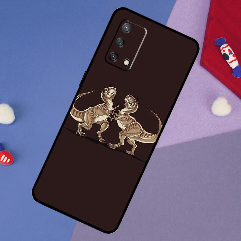 Dragon Dinosaurs Case For Oppo A60 A80 A40 A6 A5 Pro A15 A16 A17 A57 A94 A74 A54 A76 A96 A18 A38 A58 A78 A98