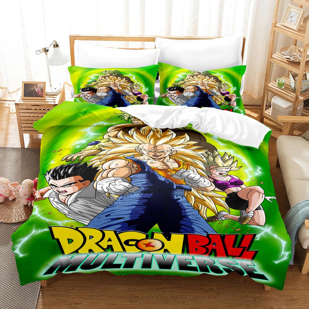 Digital Printing Three-Piece Animation Three-Piece Home Textile Bed Sheet Kit