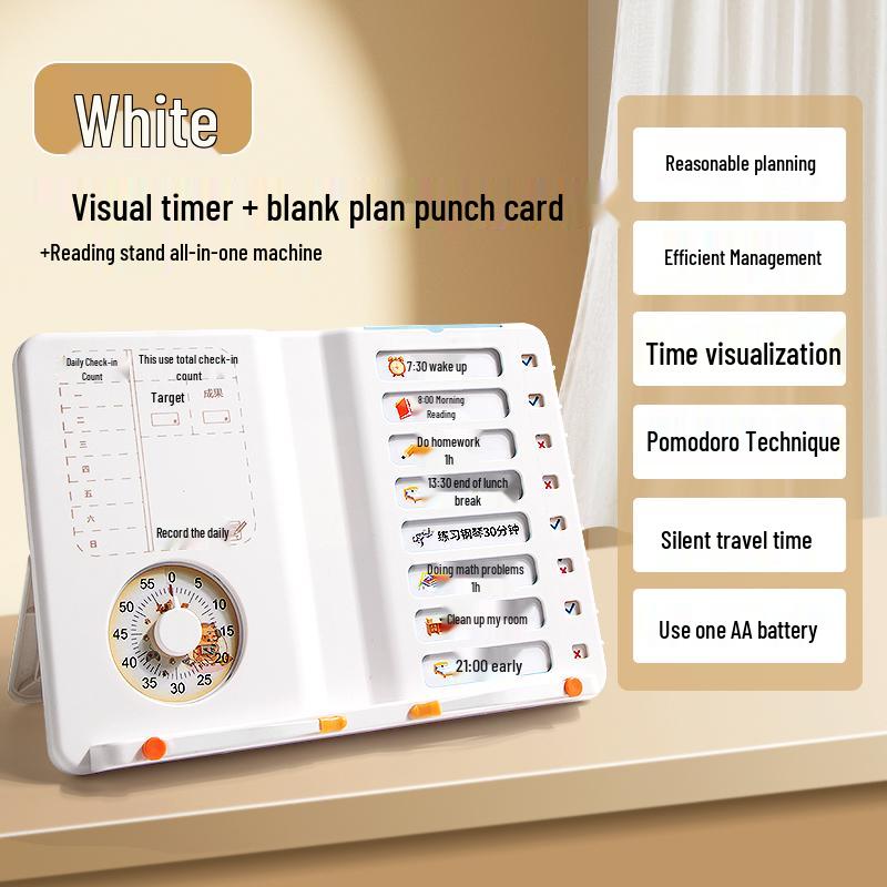 Adjustable Children's Book Stand: Multipurpose Reading Rack & Book Clip Holder.