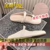 Baotou half slippers women's summer wear 2025 new gentle matching skirt lazy one pedal Mary Jane cool slippers