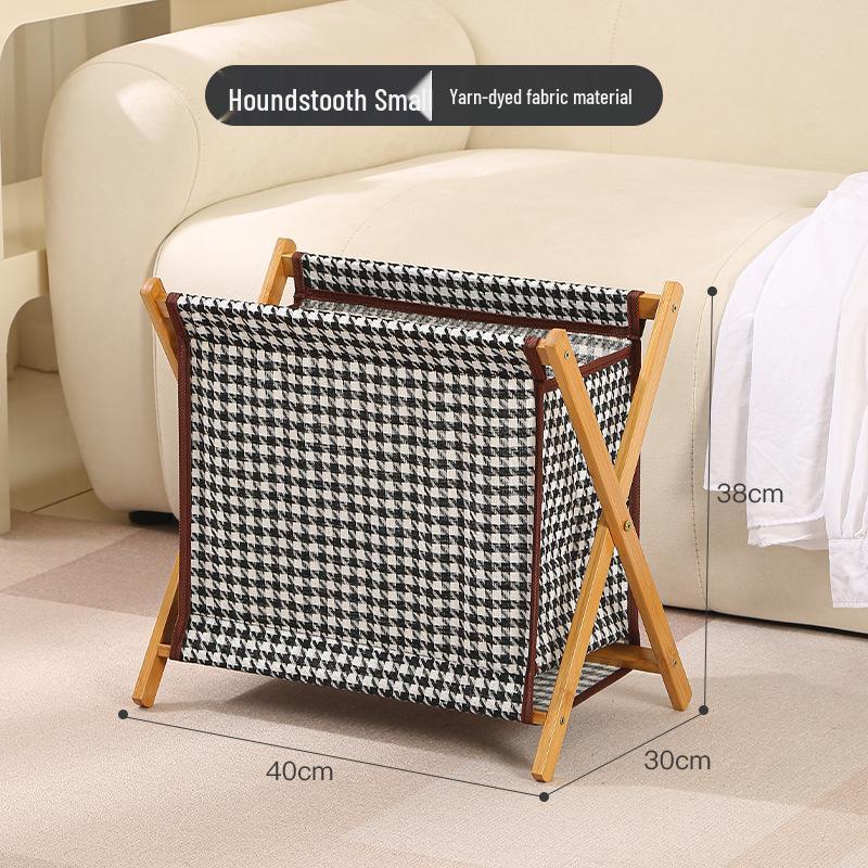 Japanischer Baumwollleinen-Wäschekorb – Faltbarer Aufbewahrungskorb für Schmutzwäsche für Schlafzimmer