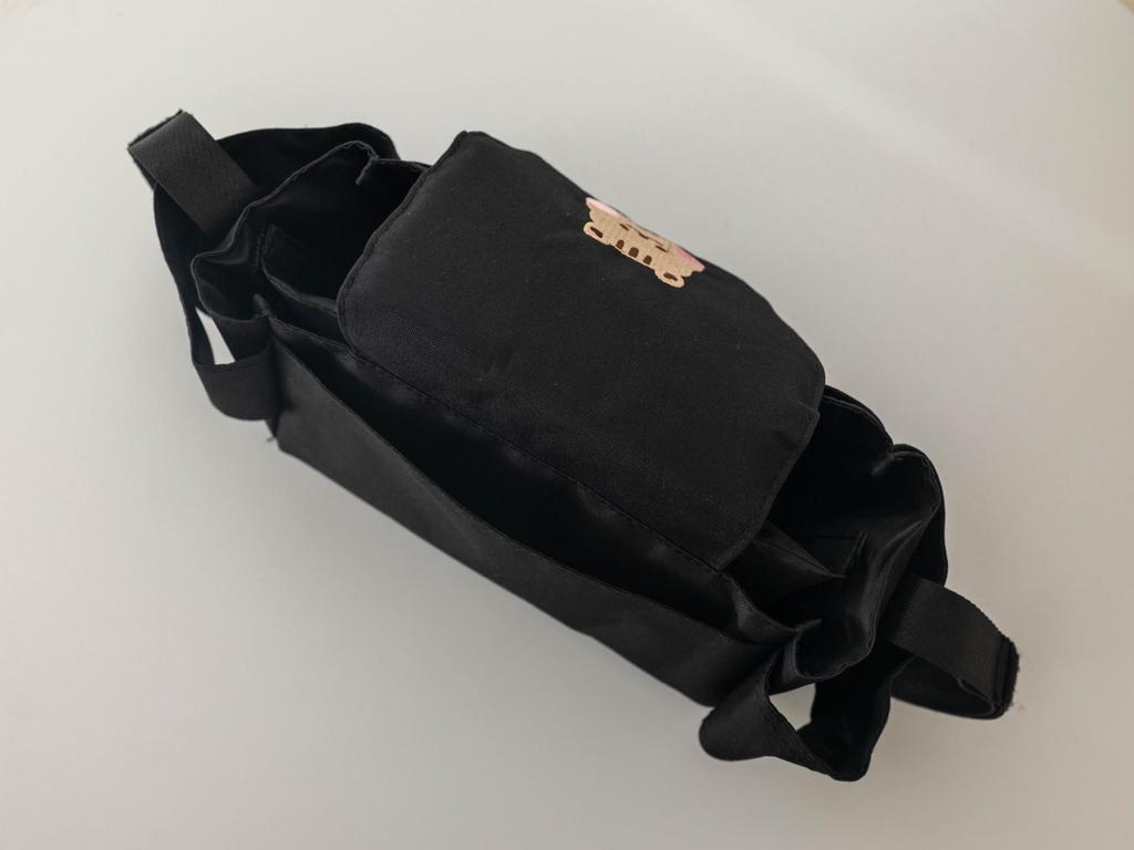 Portable Cartoon Bear Stroller Bag - Multi-Storage Travel Essential for Moms