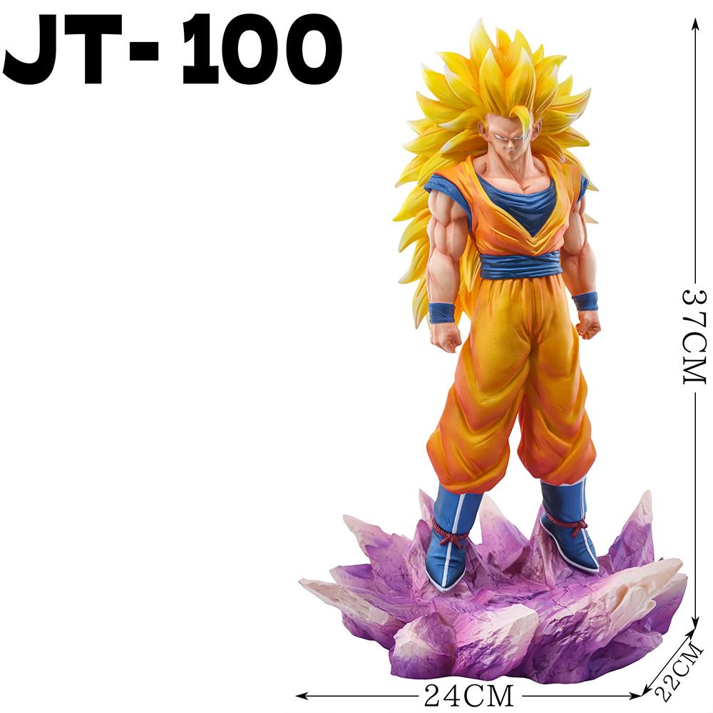 Jt Statue Dragon Ball Z Son Goku Figure Super Saiyan 3 Goku Action Figures Collection Model Toys Gift