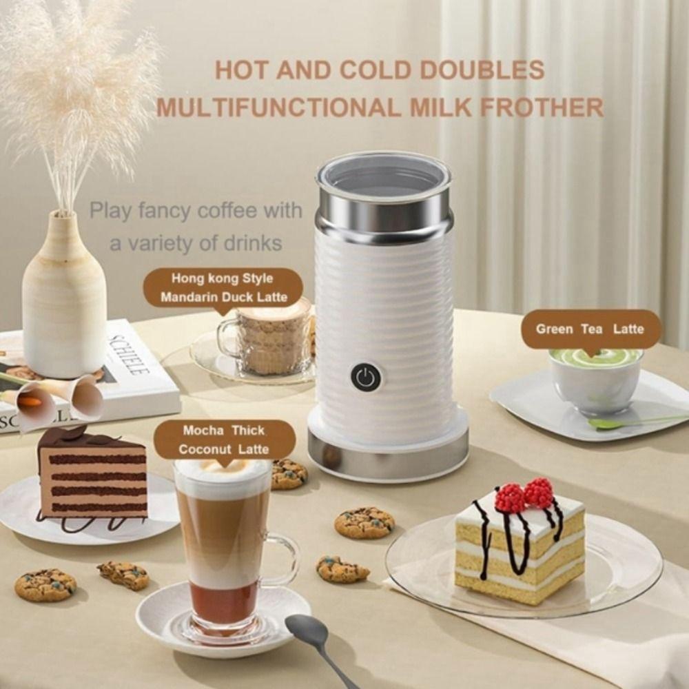 Multifunction Automatic Milk Frother Hot and Cold Milk Froth Machine  Chocolate Foam Maker