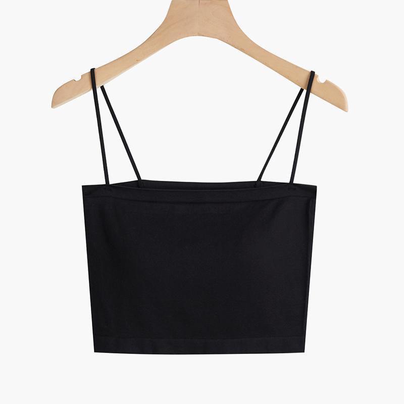 

Женский топ-бандо 1806: Дышащая майка на бретелях с нагрудной подушечкой и интегрированной фиксированной чашкой One Size