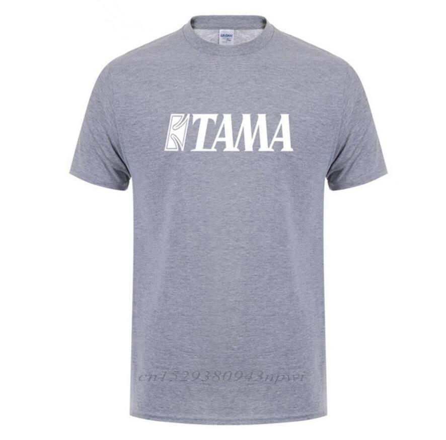2024 Men Printed Tama T Shirt New Cool Printed Drums T-shirts Men O-neck Short Sleeve Cotton Music T-shirts Custom Tshirt