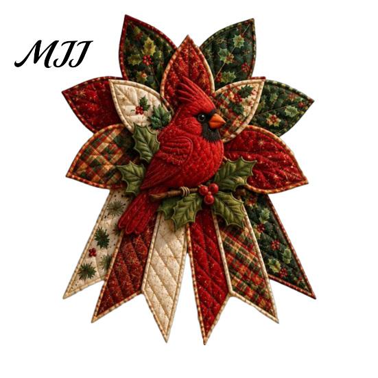 Handgefertigte Feiertagsdekorationen Festlicher gesteppter Weihnachtstürbehang DIY Nähset, Immergrüner Baum, 3D gepolsterter Patchwork Kreative Wochenendprojekte