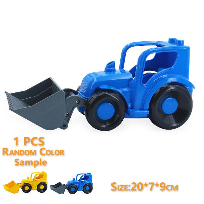 Trailer Car Motorcycle Boat Big Building Blocks Collocation Vehicle Accessory Kid DIY Toys Compatible With Duploed Set Gift