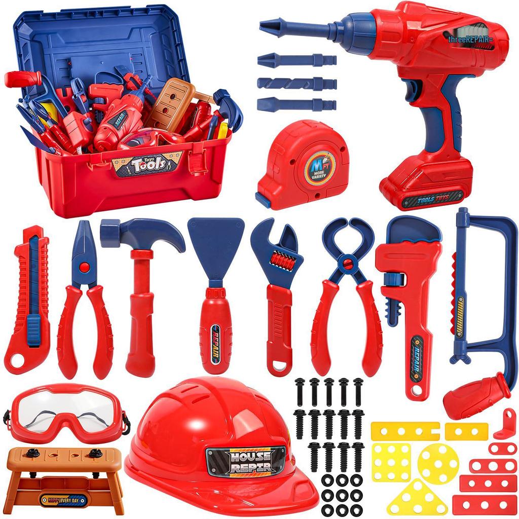Kids' Simulation Toolbox: Educational Repair Play Set with Screwdriver and Screws